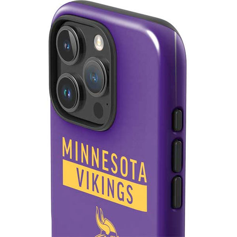 NFL Minnesota Vikings Purple Performance Series iPhone 16 Pro Max Impact Case